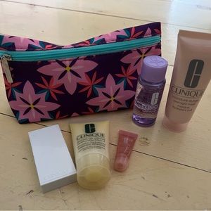 Clinique Makeup Bag with Products